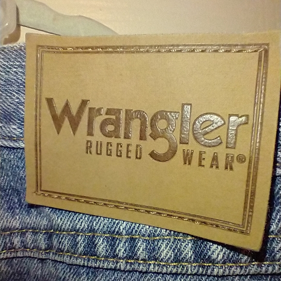Wrangler Rugged Wear Blue Medium Wash Denim Jeans Men's sz 50x32. - Picture 6 of 6